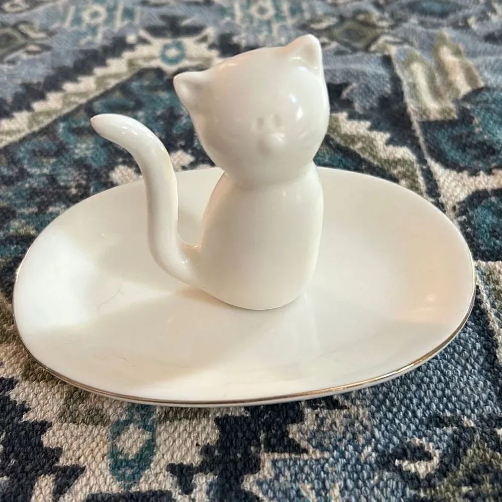 Cat Ring Dish - Picture 1 of 2